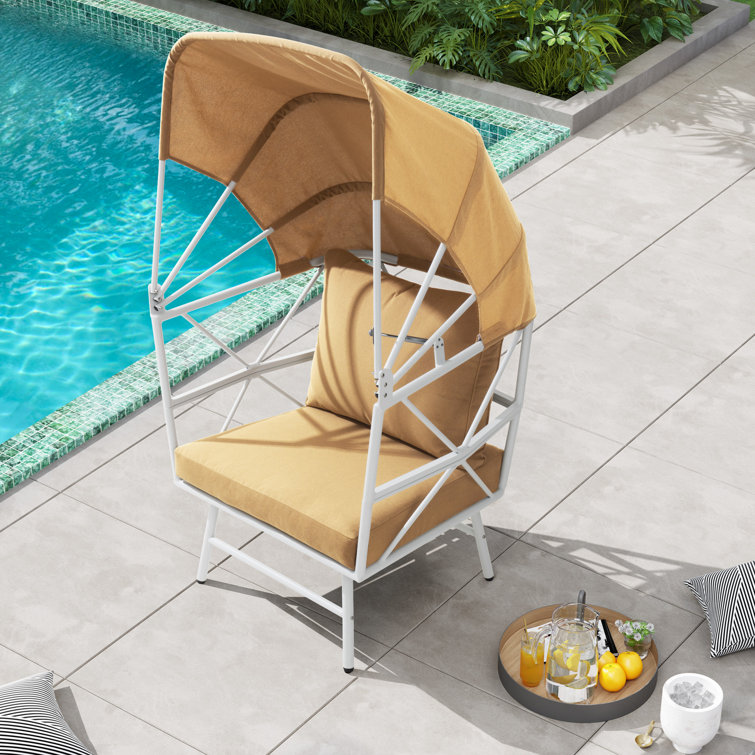 Arlmont & Co. Folding Canopy Patio Chair Wayfair Canada